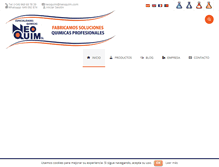 Tablet Screenshot of neoquim.com